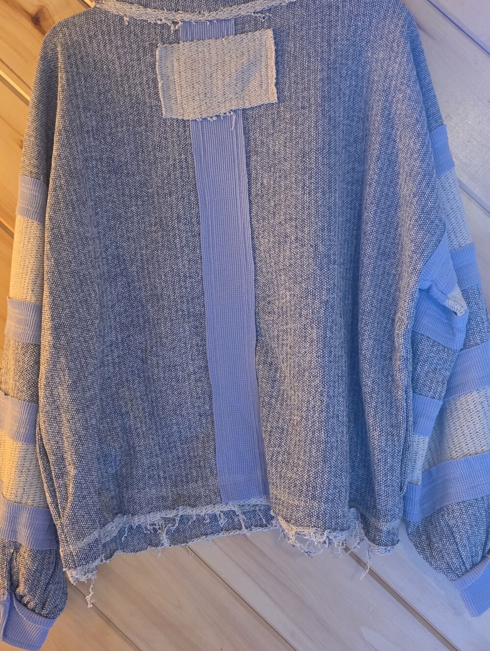 Oli & Hali Gray and Lavender Floral Sweater - Picture 8 of 11